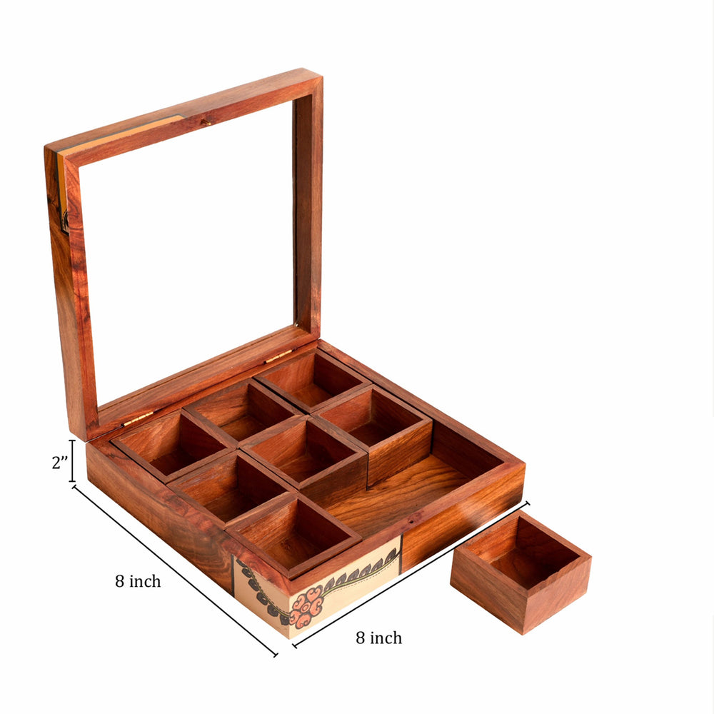 Wooden Masala Box