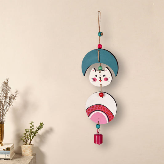 Hello Kitty Wind Chime in Pastel White (14x4)