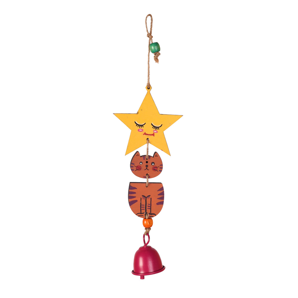 Orange Kitty Wind Chime (12x3)