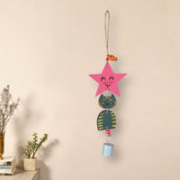 Green Kitty Wind Chime (12x3)