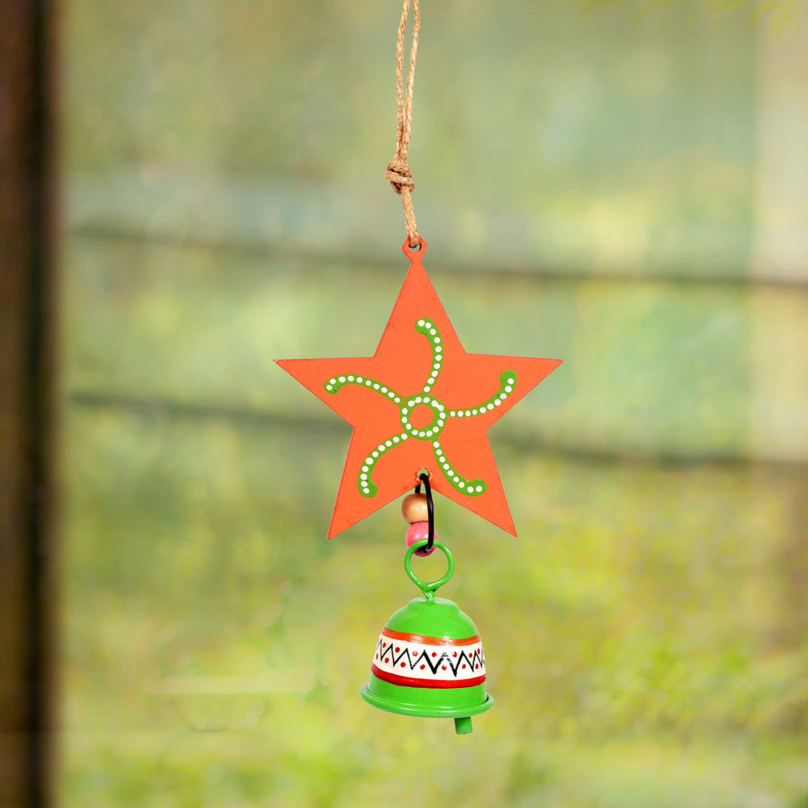 Aakriti Art Creations Wooden & Metal Wind Chimes for Home & Decorations