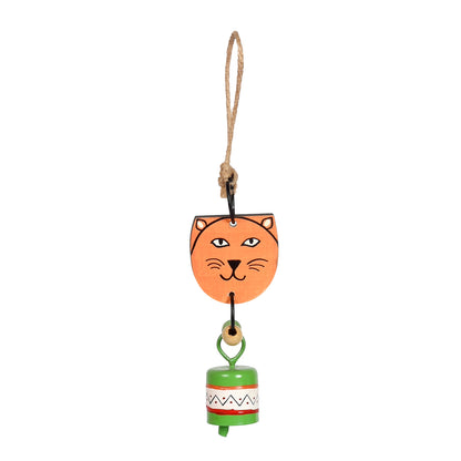 Lion Wind Chimes with Metal Bell for Outdoor Hanging and Home Decoration