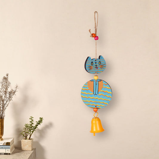 Hello Kitty Wind Chime in Azure (13x3.5)