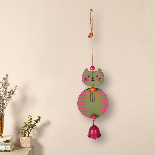 Hello Kitty Wind Chime in Olive Green (14x4)