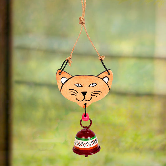 Pink Panther Wind Chimes with Metal Bell for Outdoor Hanging and Home Decoration