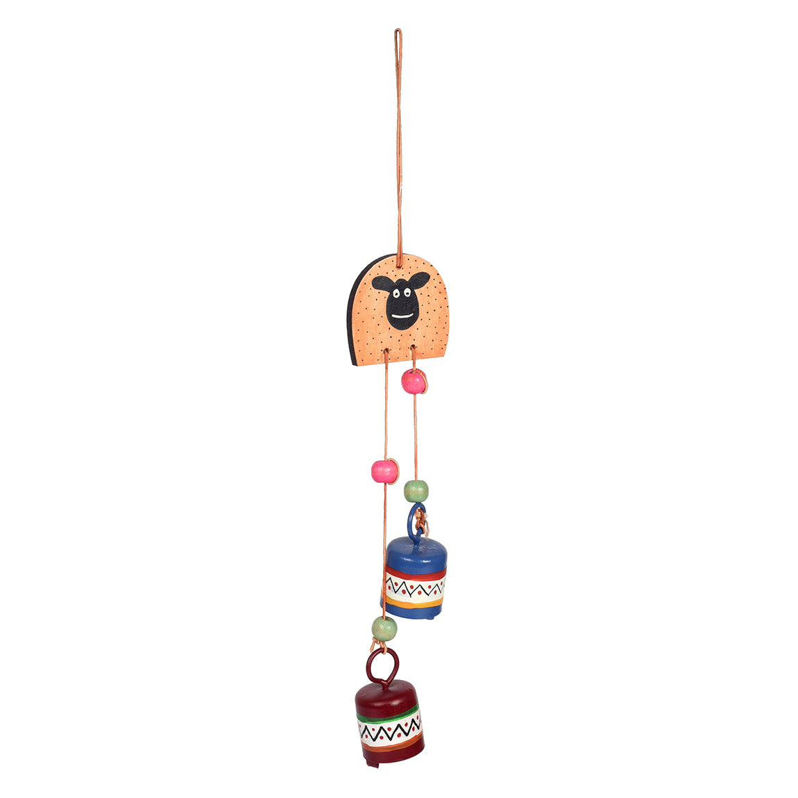 Tintin Dog Windchime with Two Metal Bells