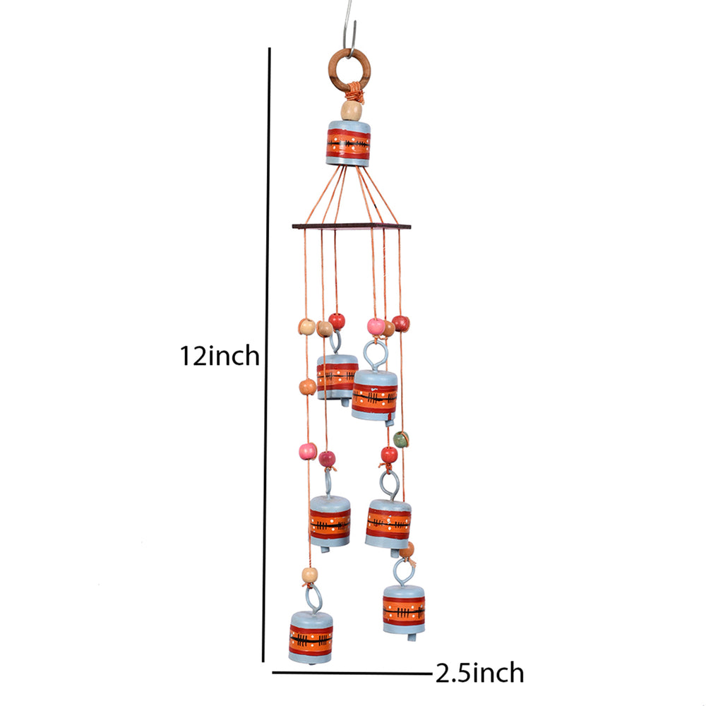 Windchime 6 Metal Bells (12x2.5")