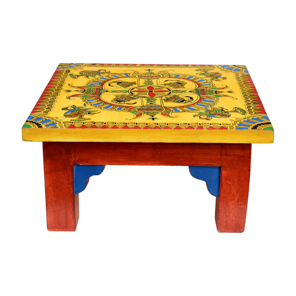 Haldi Chowki in Wood (12x12x6)