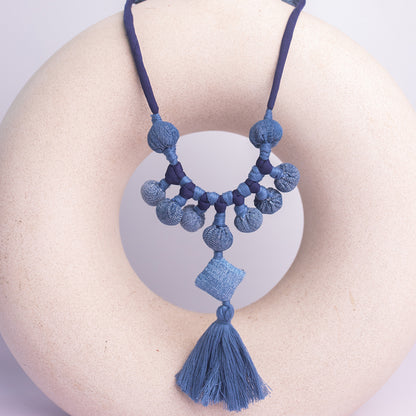 Handcrafted Upcycled Jeans Necklace