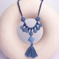 Upcycled Jeans Necklace
