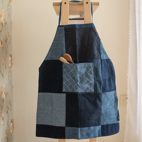 Upcycled Denim Jeans Apron (Kids)
