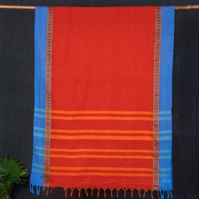 Buy Traditional Challapalli Handloom Cotton Saree with Ikat Border Online  at iTokri.com by ARTISAN DIRECT BY CREATIVE DIGNITY l iTokri आई.टोकरी