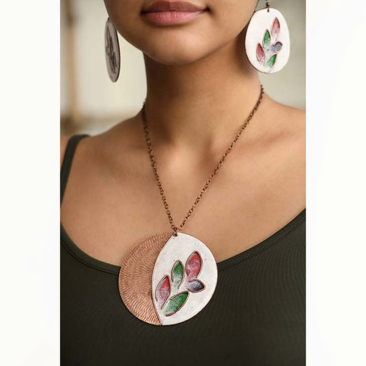 copper necklace set