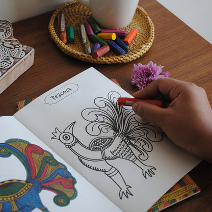 Chitrakathi Handmade Colouring Book Multicoloured (1Pc)