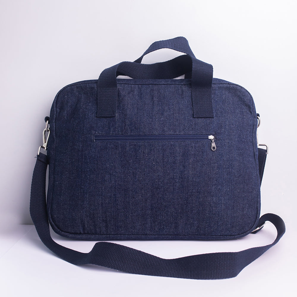 denim messenger bag