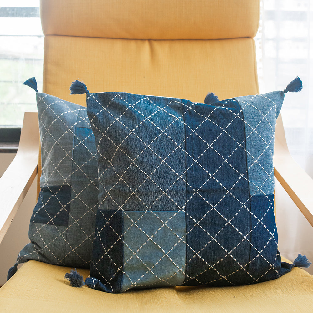 Denim Cushion Cover