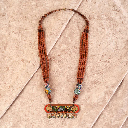 Moha-Soha' Handcrafted Tribal Dhokra Necklace