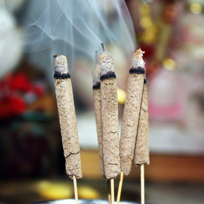 Natural Resin Incense Sticks with Pure Dhuna (100pcs)