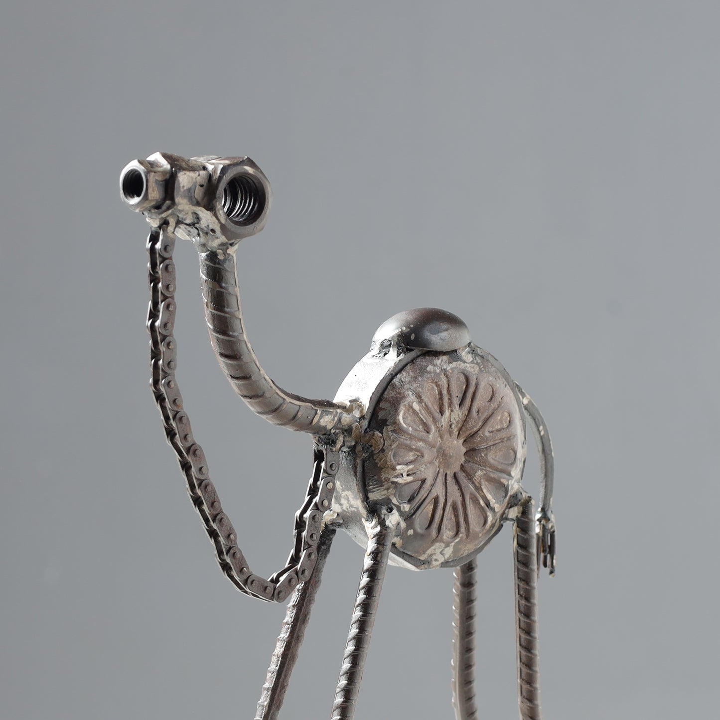 Camel - Handmade Recycled Metal Sculpture by Debabrata Ruidas