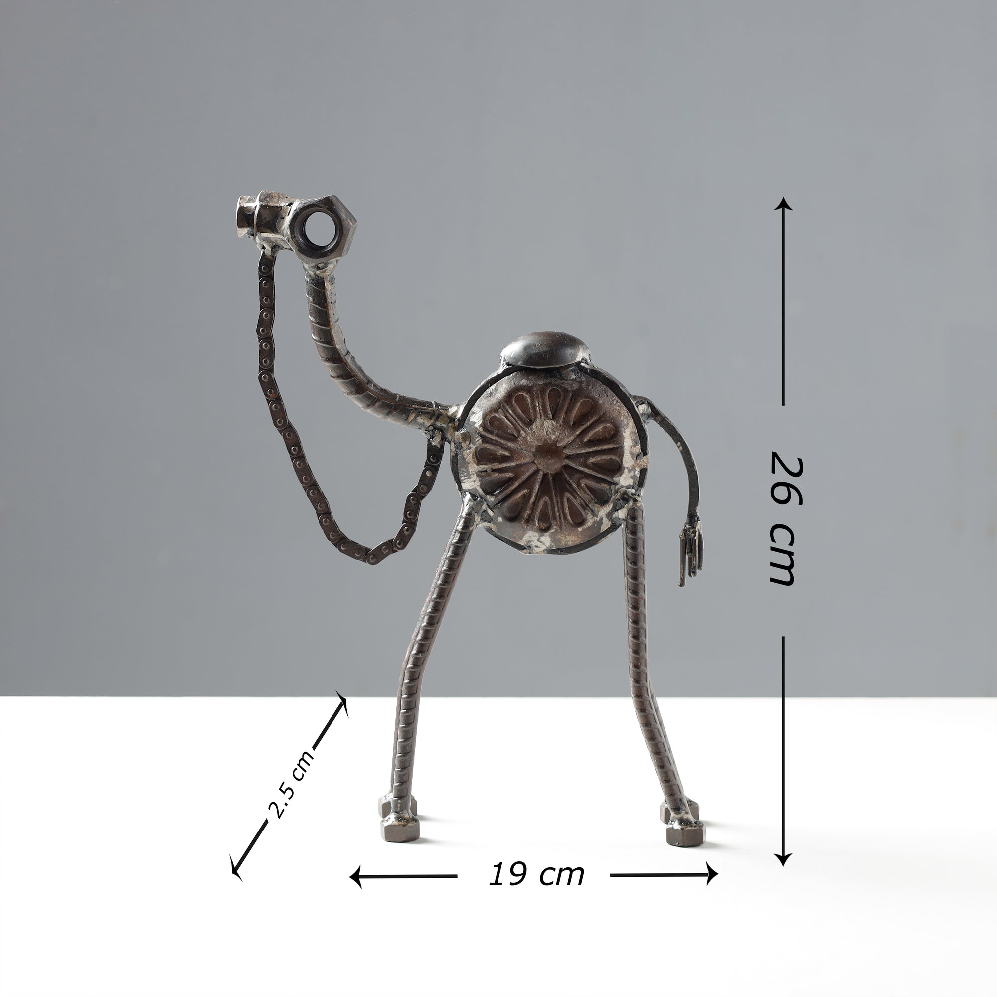  Handmade Recycled Metal Sculpture by Debabrata Ruidas 