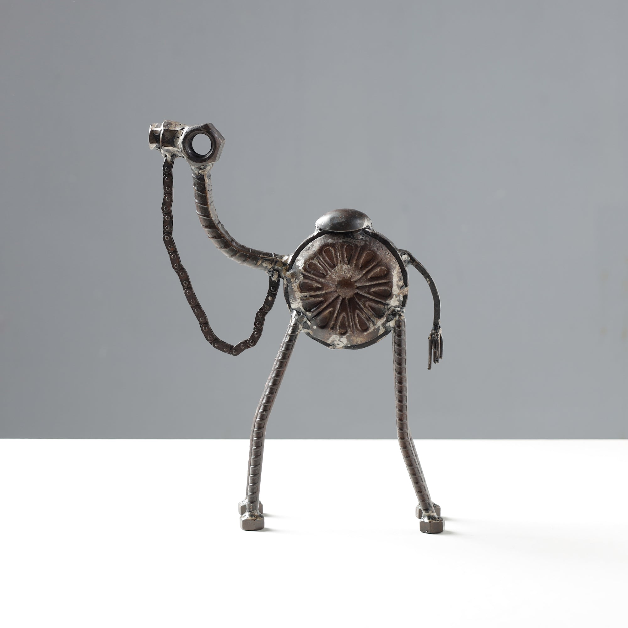  Handmade Recycled Metal Sculpture by Debabrata Ruidas 