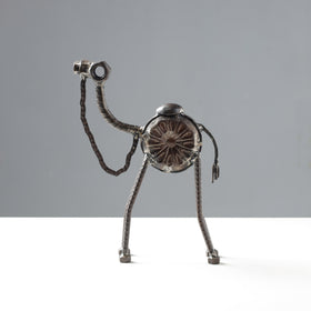  Handmade Recycled Metal Sculpture by Debabrata Ruidas 