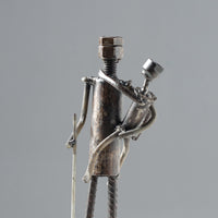 recycled metal sculpture