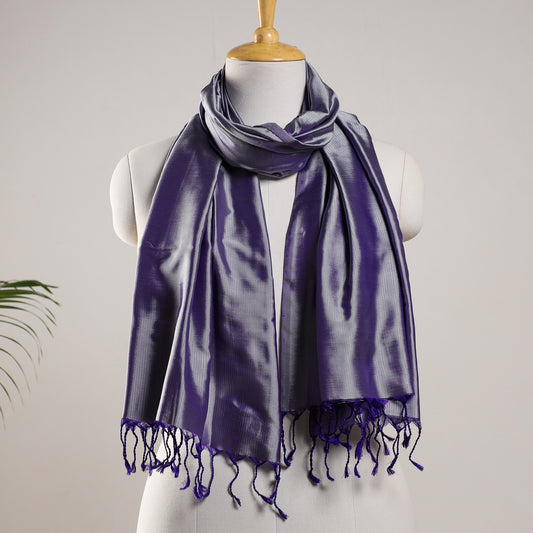 Purple - Original Maheshwari Handloom Silk Stole
