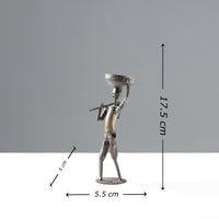 man metal sculpture