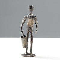 man metal sculpture