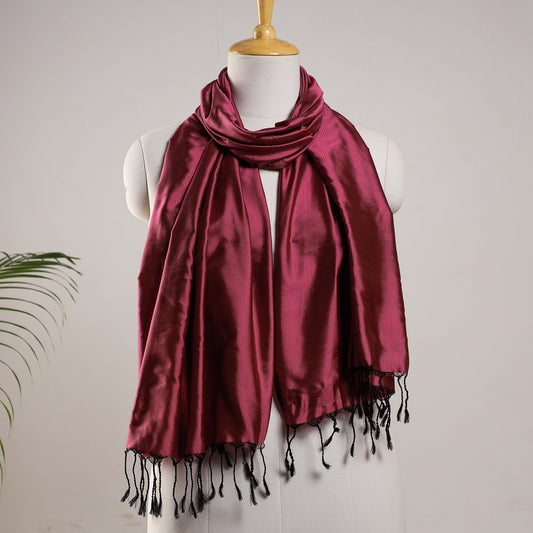Pink - Original Maheshwari Handloom Silk Stole
