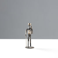 man metal sculpture