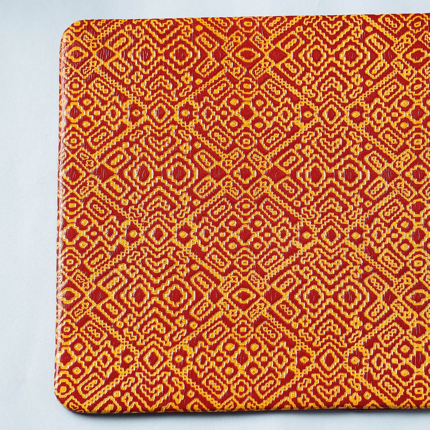 Handcrafted Embossed Leather Mouse Pad