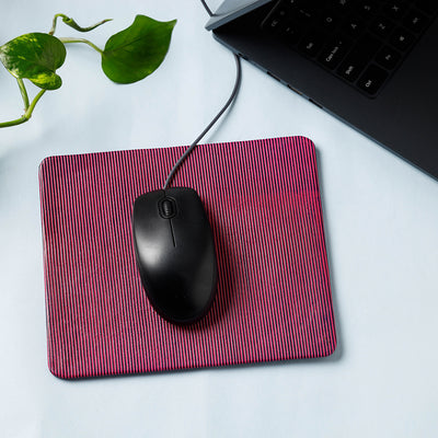 Handcrafted Embossed Leather Mouse Pad