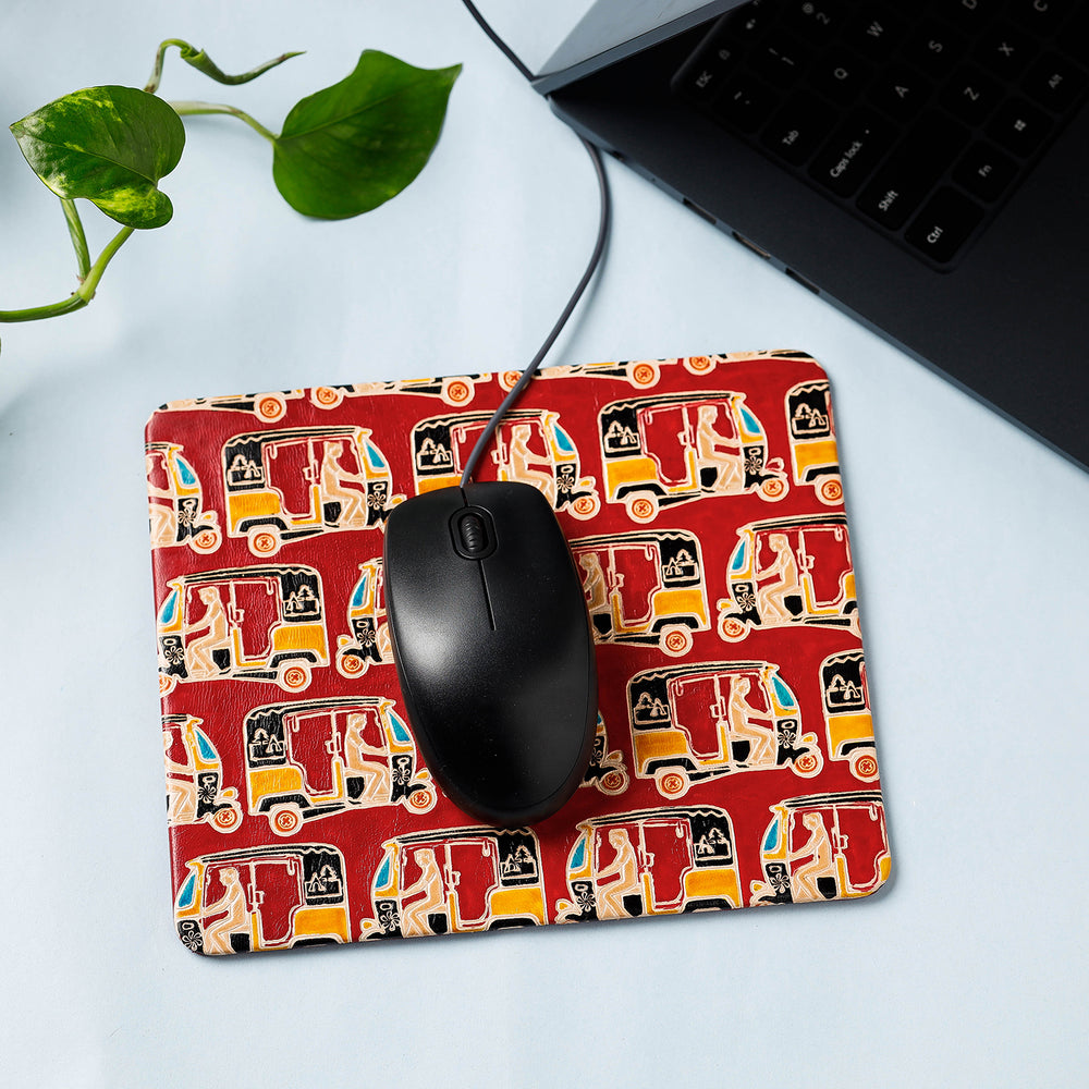 leather mouse pad