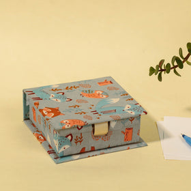  Floral Printed Handcrafted Card Holder with Slips 