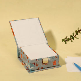  Floral Printed Handcrafted Card Holder with Slips 