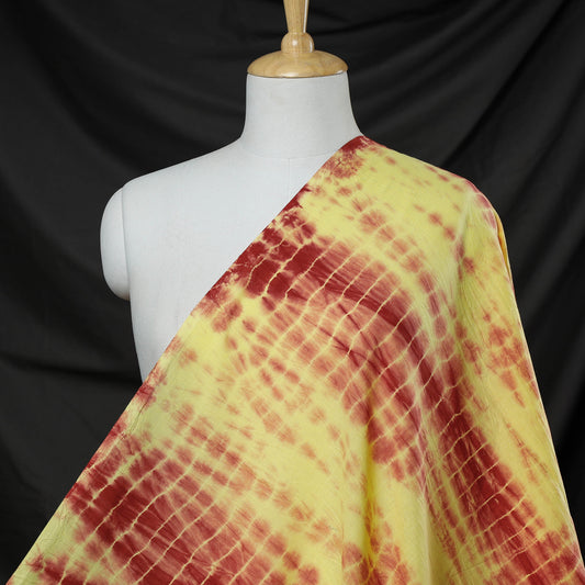 Yellow - Shibori Tie-Dye Pure Cotton Fabric