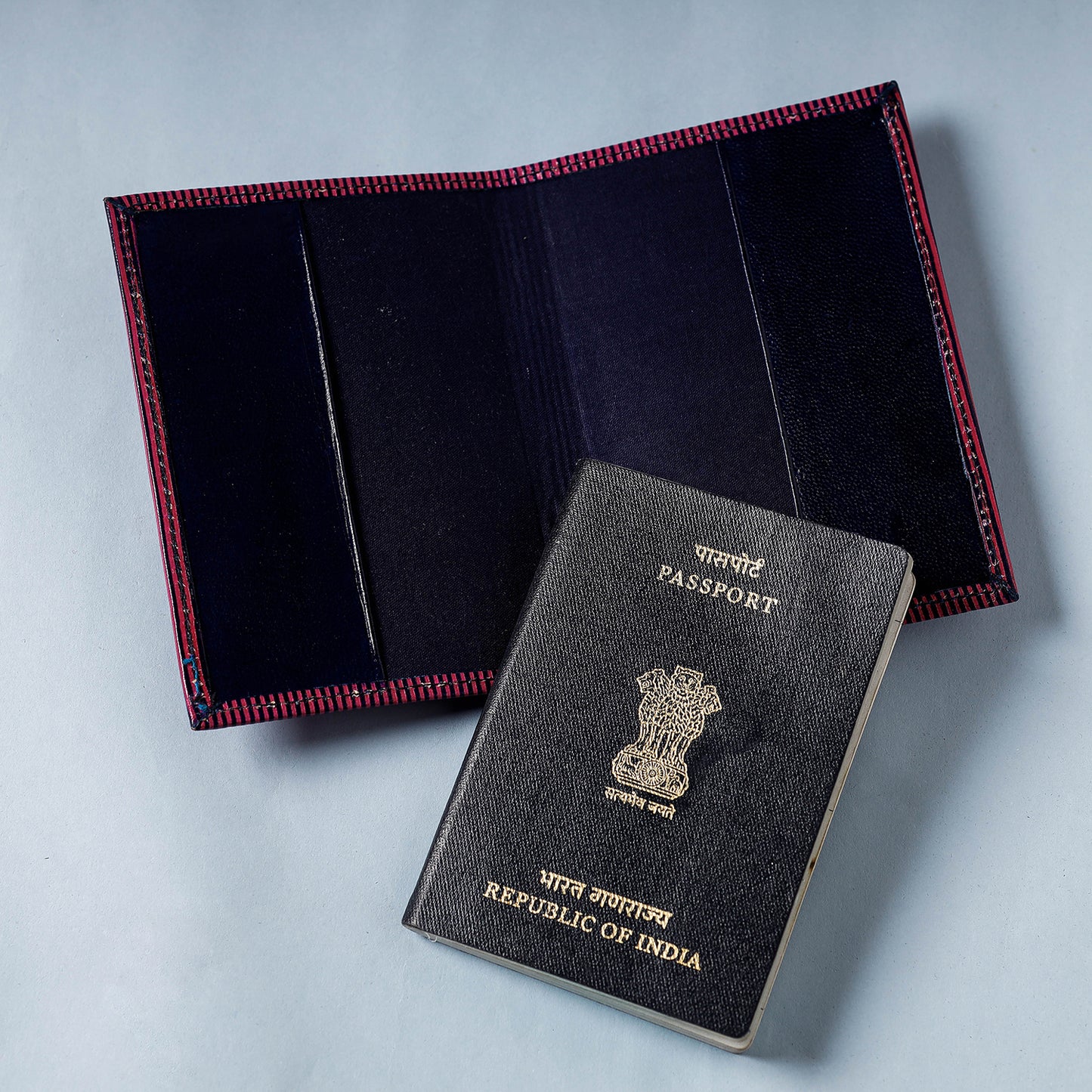 leather passport cover