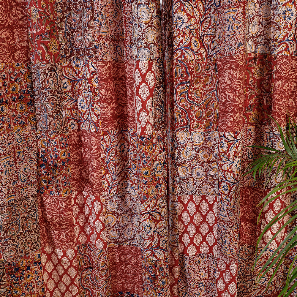 kalamkari patchwork door curtain
