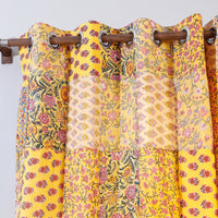 Sanganeri Patchwork Window Curtain