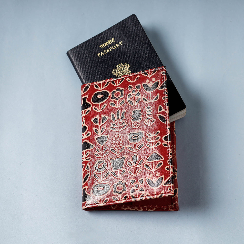 leather passport cover 