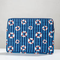 block print laptop sleeve 