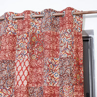 kalamkari patchwork window curtain