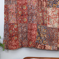 kalamkari patchwork window curtain