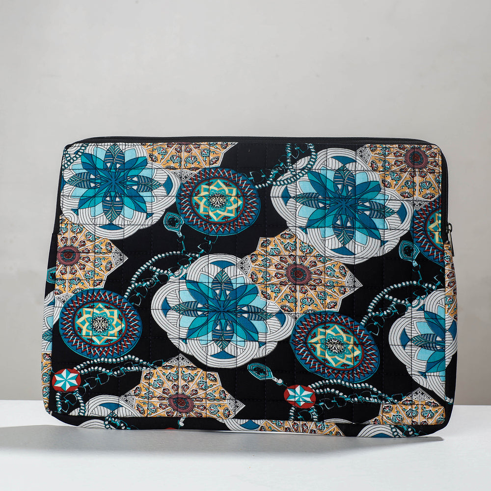 block print laptop sleeve 