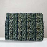 block print quilted laptop sleeve 