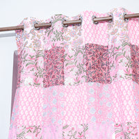 sanganeri patchwork window curtain
