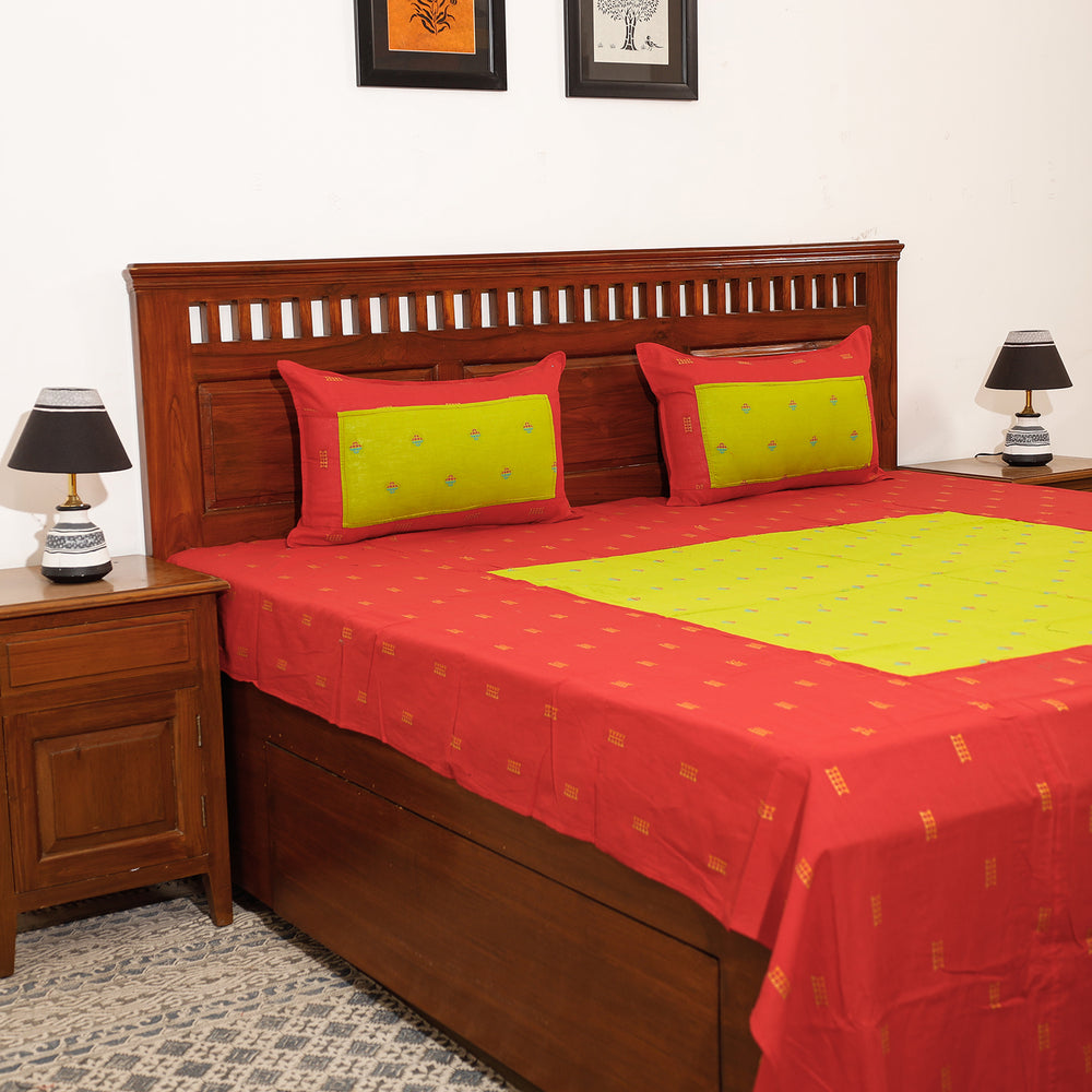 jacquard double bed cover set