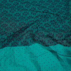  Jacquard Patchwork Cotton Double Bed Cover with Pillow Covers 